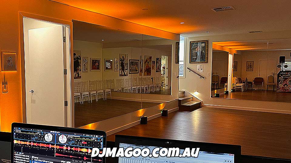 Up lighting hire with DJ MAGOO